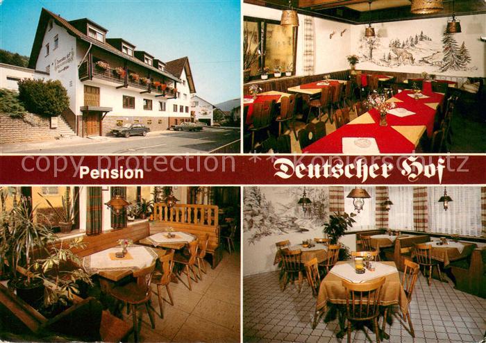 Altenbuch Unterfranken Gasthaus Pension Deutscher Hof Gastraum