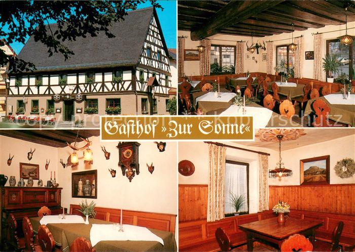 Kirchehrenbach Gasthof Zur Sonne Restaurant Fachwerkhaus