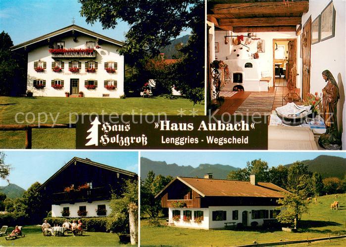 Wegscheid Lenggries Gaestehaus Holzgross Ferienhaus Aubach Bayerische Alpen