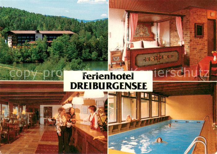 Tittling Ferienhotel Dreiburgensee Rezeption Fremdenzimmer Hallenbad
