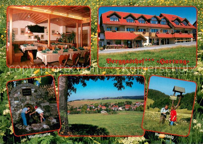Hinterrod Waffenrod Berggasthof Hotel Hartung im Thueringer Wald Werraquelle Ren