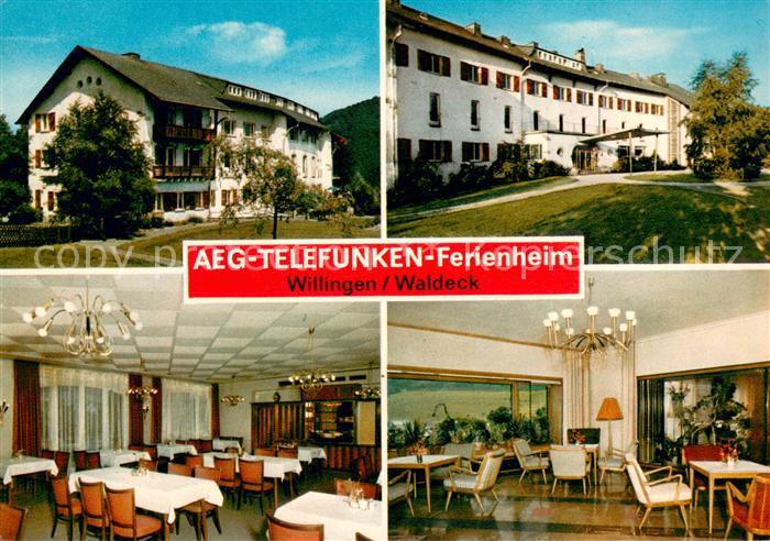 Willingen Sauerland AEG Telefunken Ferienheim Restaurant