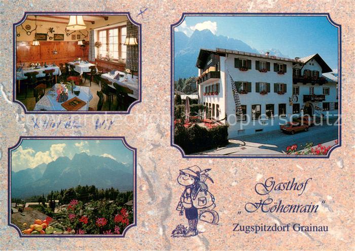 Grainau Gasthof Hoehenrain Restaurant Alpenblick