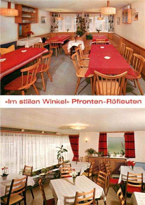 Roefleuten Hotel Pension Im stillen Winkel Gastraum