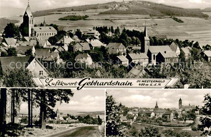 Gebhardshain Panorama Teilansichten