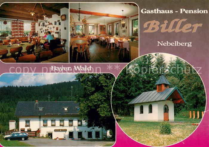 Langdorf Regen Gasthaus Pension Biller Gastraeume Kapelle
