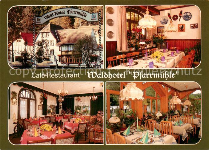 Eisenberg Thueringen Cafe Restaurant Waldhotel Pfarrmuehle Gastraeume