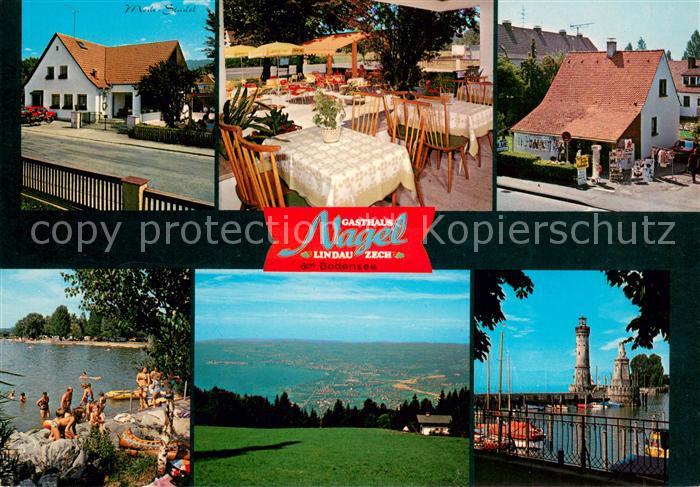 Zech Bodensee Gasthaus Nagel Gaststube Seepartie Hafen