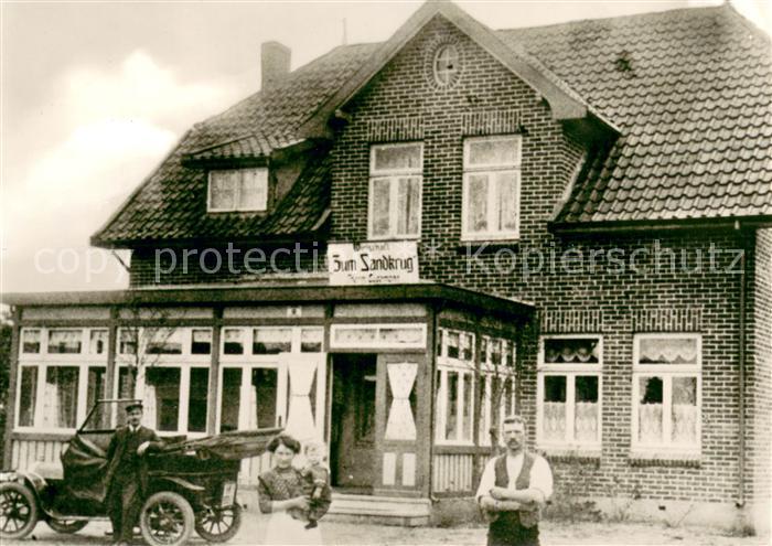 Norderstedt Historisches Lokal Luedemann Zum Sandkrug im Jahre 1915