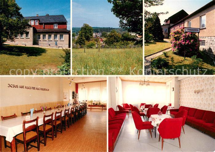 Kottengruen Werda Bibel und Erholungsheim Panorama Konferenzraeume