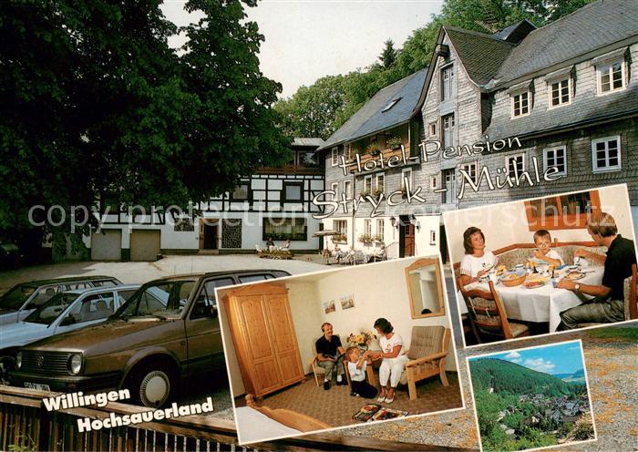 Willingen Sauerland Hotel Pension Stryck Muehle Zimmer Gaststube Panorama