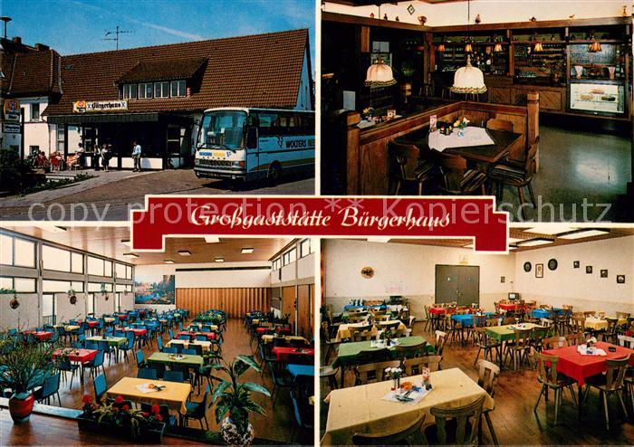 Kirchheim Hessen Grossgaststaette Buergerhaus Gaststube Veranstaltungsraeume