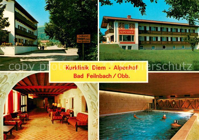 Bad Feilnbach Kurklinik Diem Alpenhof Gastraum Hallenbad