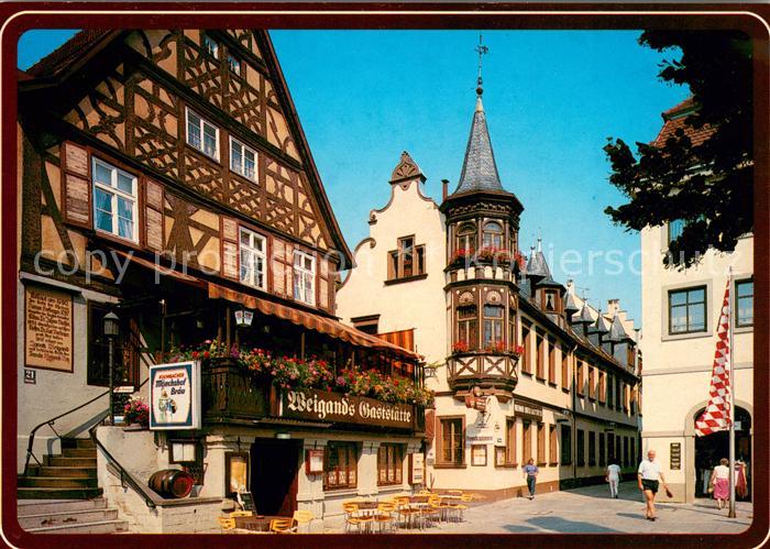 Bad Kissingen Fachwerkhaeuser am Marktplatz