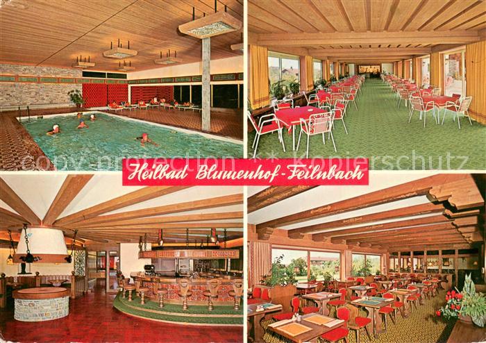 Bad Feilnbach Heilbad Blumenhof Gastraeume Bar Hallenbad