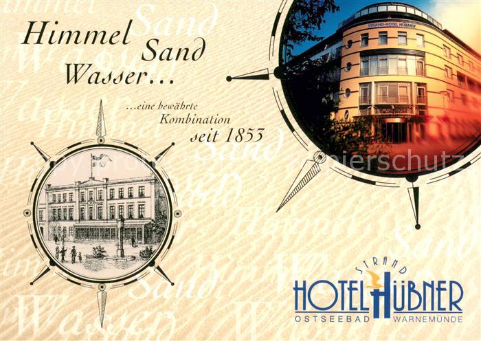 Warnemuende Ostseebad Strand Hotel Huebner
