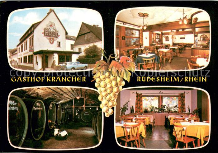 Ruedesheim Rhein Gasthof Krancher Gastraeume Weinkeller