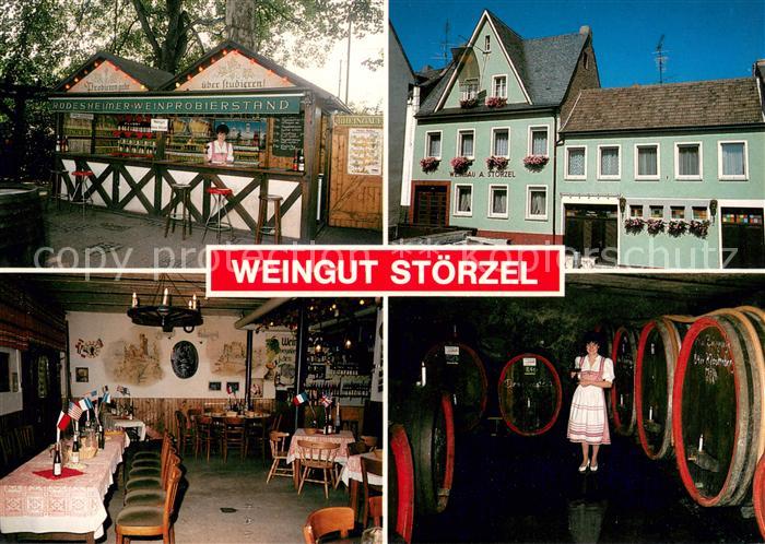 Ruedesheim Rhein Weingut Stoerzel Probierstand Gastraum Weinkeller