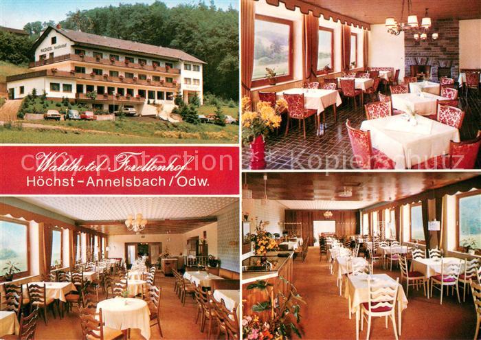 Annelsbach Waldhotel Forellenhof Gastraeume