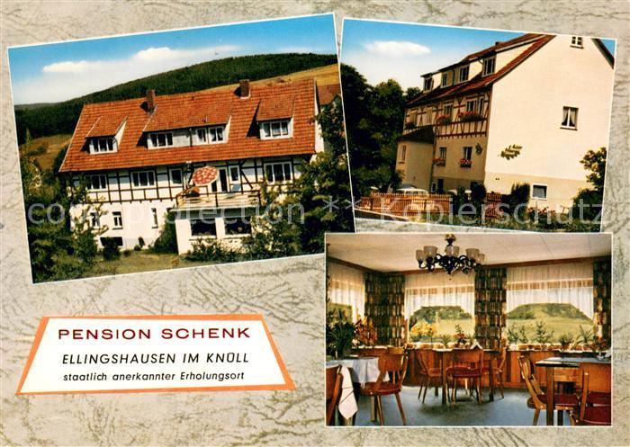 Ellingshausen Hessen Pension Schenk Gastraum