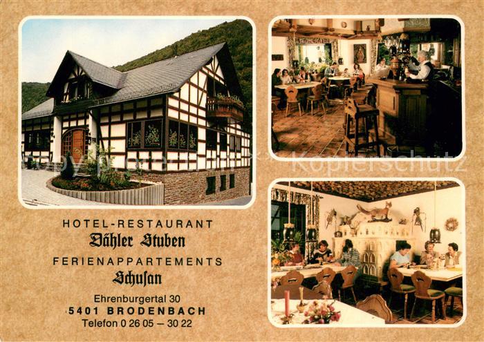 Brodenbach Hotel Restaurant Daehler Stuben Gastraeume