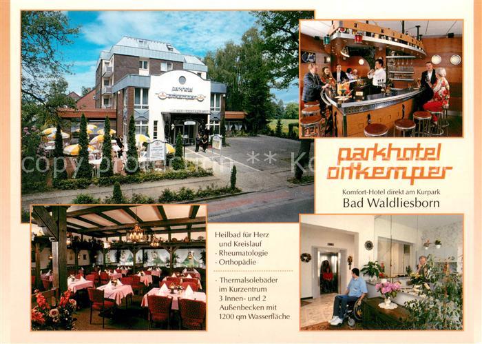 Bad Waldliesborn Parkhotel Ortkemper Bar Gastraeume