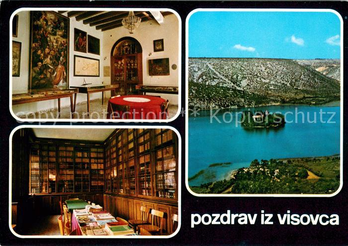 Samostan Panorama s drniske strane Muzej Biblioteka