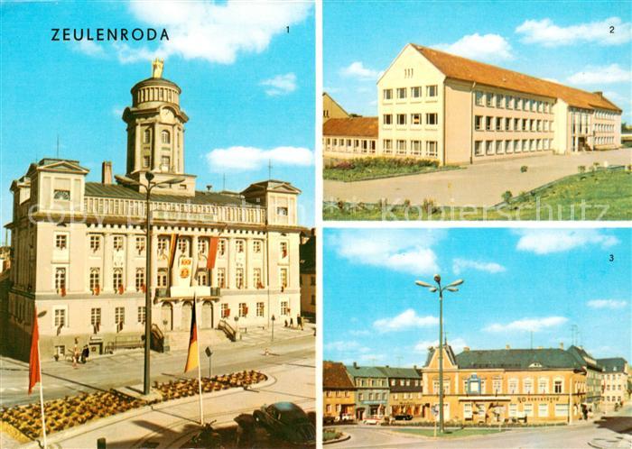 Zeulenroda-Triebes Rathaus Hubert Westhoff Oberschule Karl Marx Platz