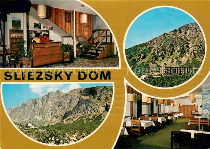 Vysoke Tatry Sliezsky Dom Velicka dolina Interier recepcie