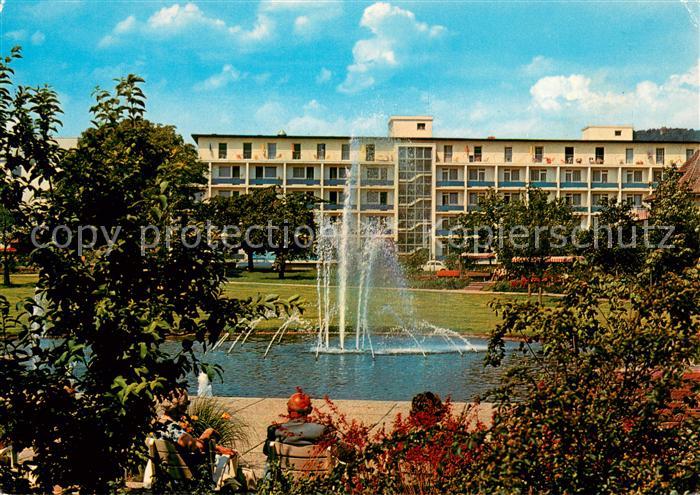 Bad Nauheim Neue Kuranlage mit Springbrunnen