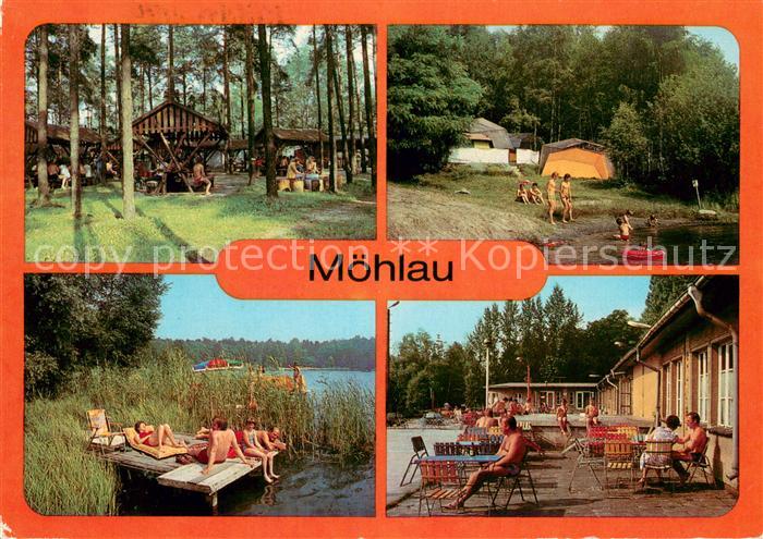 Moehlau Gaststaette Waldschenke Campingplatz Seeufer am Campingplatz Freibad am
