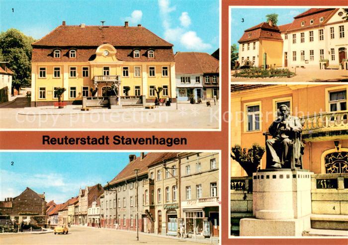 Stavenhagen Fritz Reuter Literatur Museum Am Markt Fritz Reuter Oberschule mit D