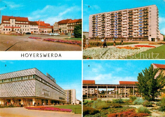 Hoyerswerda Platz der Roten Armee Wilh Pieck Strasse Centrum Warenhaus Neustadt