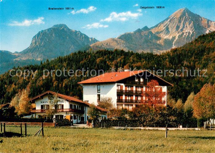 Ettenhausen Schleching Hotel Hubertus mit Breitenstein und Geigelstein