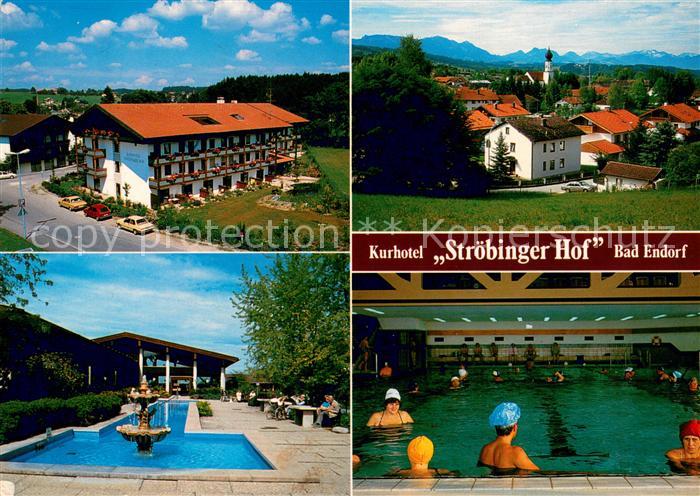 Bad Endorf Kurhotel Stroebinger Hof Park Hallenbad Panorama