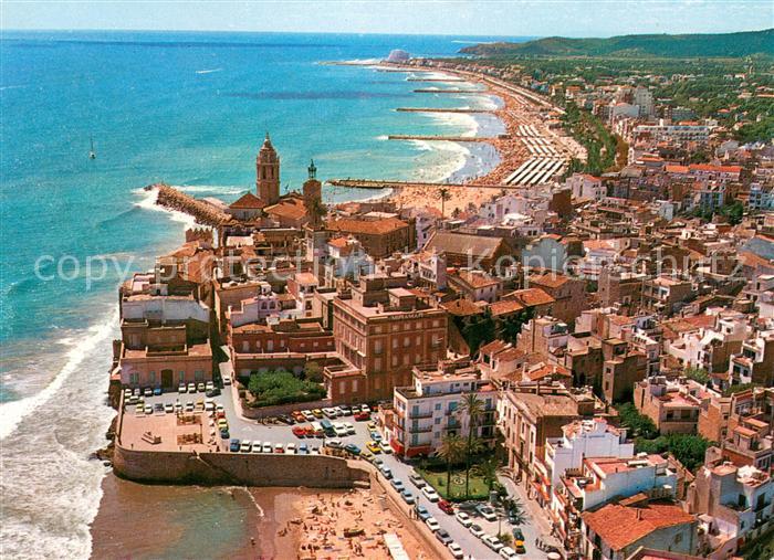 Sitges Fliegeraufnahme
