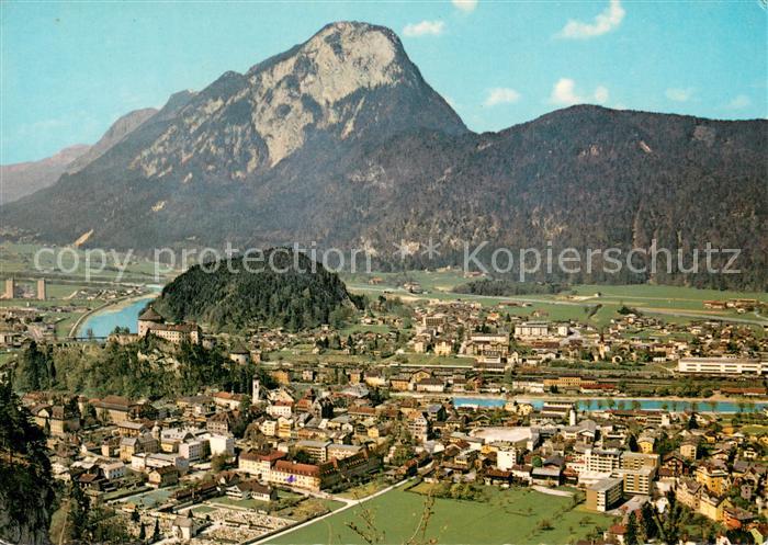 Kufstein Tirol Panorama Festungsstadt gegen Pendling