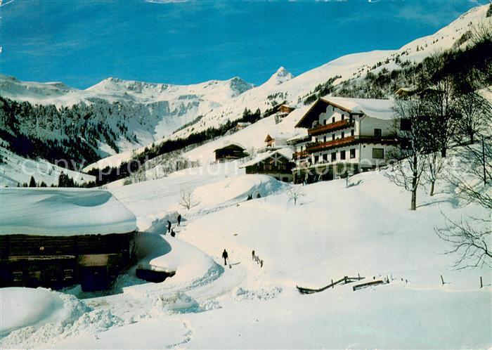 Hinterglemm Saalbach Gasthof Jugenderholungsheim Mitterlengau Alpenpanorama im W