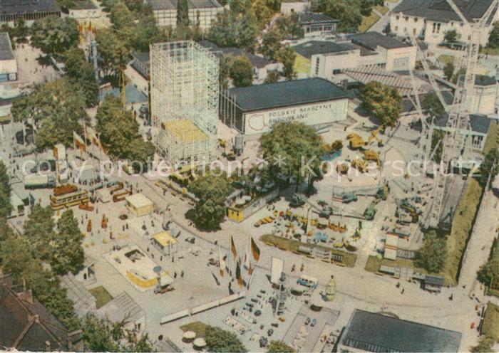 Poznan Posen Internationale Messe Fliegeraufnahme