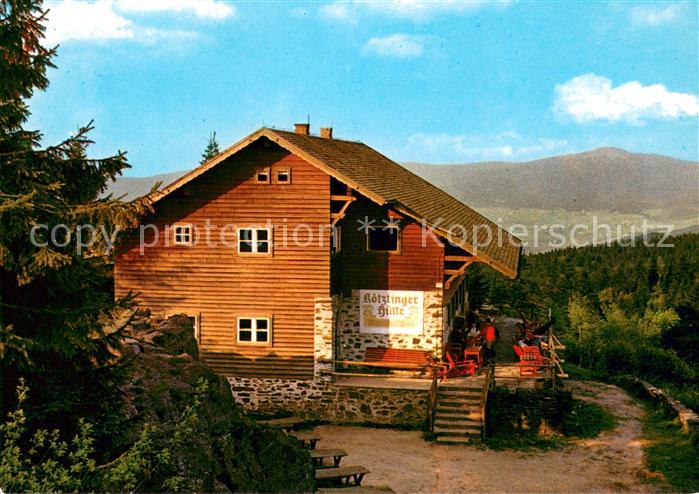 Koetzting Koetztinger Huette auf dem Kaitersberg Bayerischer Wald