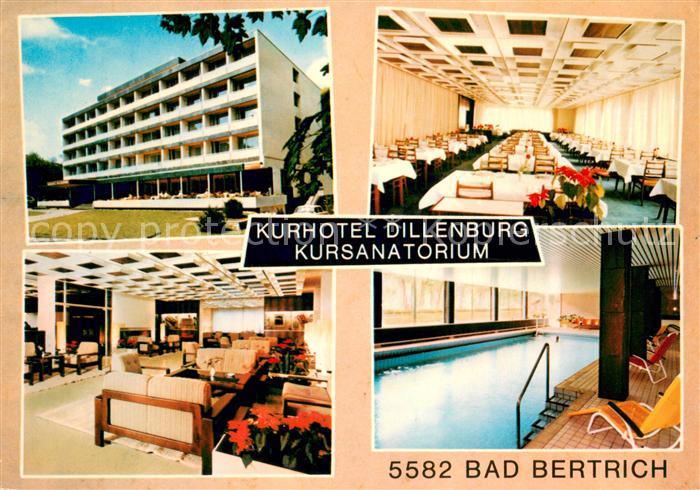 Bad Bertrich Kurhotel Dillenburg Kursanatorium Speisesaal Hallenbad