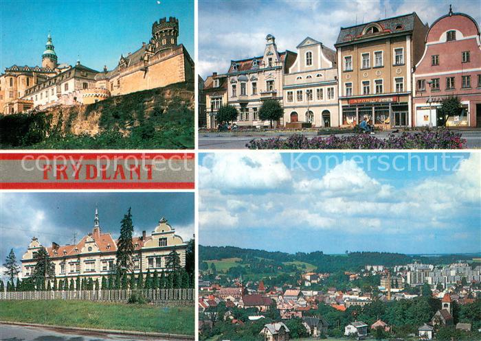 Frydlant Okres Liberec Hrad Namesti Nemocnice Celkovy pohled