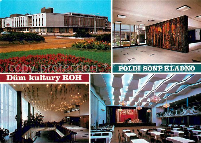 Kladno Tschechien Dum kultury ROH POLDI Kulturhaus Festsaal