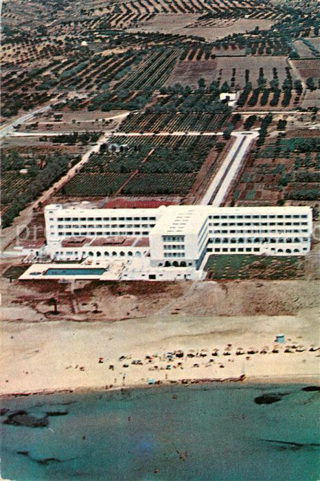 Tunis Hôtel les Colombes vue aérienne