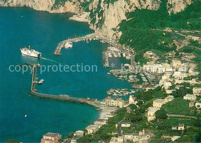 Capri Hafen Fliegeraufnahme