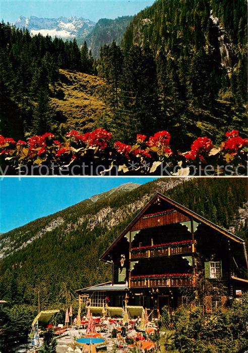 Badgastein Alpenhaus Prossau Blick auf Tischlerkarspitze und Hoelltorspitze Land