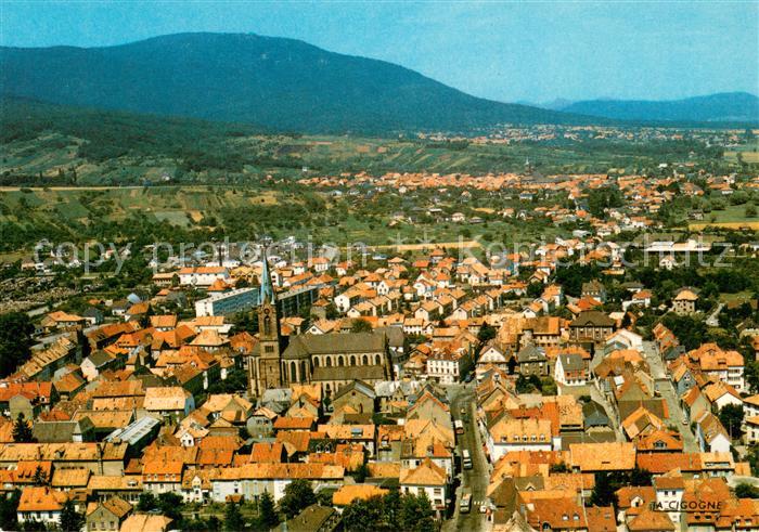 Cernay Elsass Vue aérienne