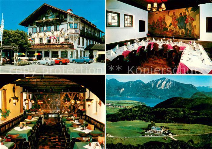 Kochel See Alpenhotel Schmied von Kochel Restaurant Festsaal Alpenpanorama Flieg