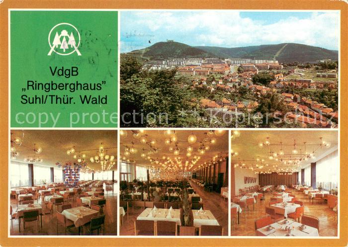 Suhl Thueringer Wald VdgB Ringberghaus Erholungseinrichtungen der Werktaetigen S