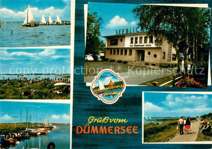 Lembruch Hotel Restaurant Cafe Seeblick Seglerhafen Duemmersee Promenade